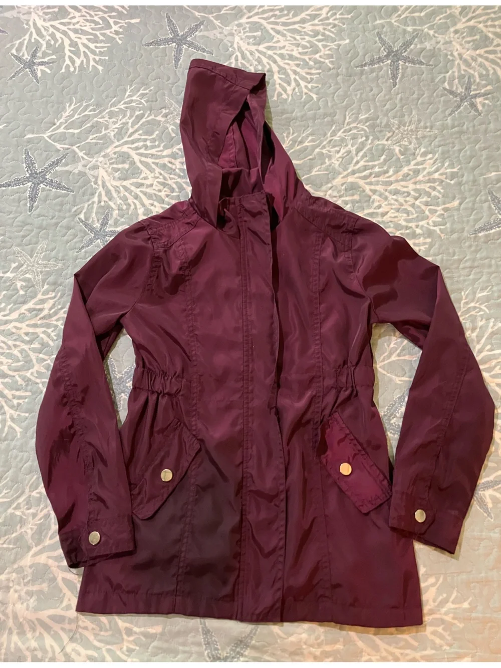 Kelly by 26 International Utility Collection girls size 7/8 3/4 length jacket